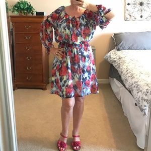 Multi-color Midi Dress